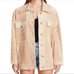 BB Dakota by Steve Madden Beige Shirt Jacket